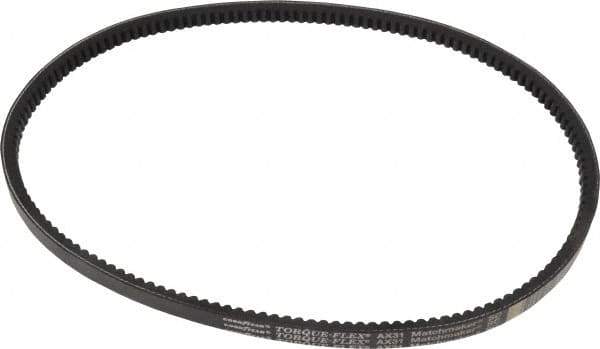 Continental ContiTech - Section AX, 33" Outside Length, V-Belt - Fiber Reinforced Vytracord, Torque-Flex, No. AX31 - Industrial Tool & Supply