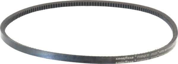 Continental ContiTech - Section AX, 40" Outside Length, V-Belt - Fiber Reinforced Vytracord, Torque-Flex, No. AX38 - Industrial Tool & Supply