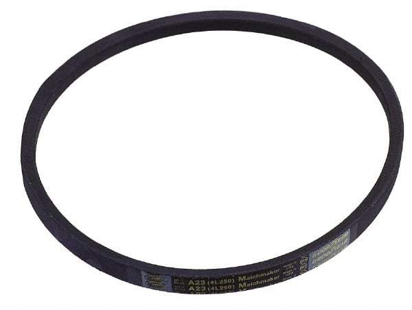 Continental ContiTech - Section B, 208" Outside Length, V-Belt - Wingprene Rubber-Impregnated Fabric, HY-T Matchmaker, No. B205 - Industrial Tool & Supply
