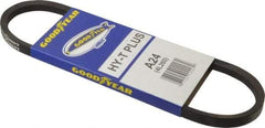 Continental ContiTech - Section A, 26" Outside Length, V-Belt - Wingprene Rubber-Impregnated Fabric, HY-T Matchmaker, No. A24 - Industrial Tool & Supply