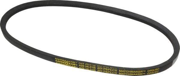 Continental ContiTech - Section A, 31" Outside Length, V-Belt - Wingprene Rubber-Impregnated Fabric, HY-T Matchmaker, No. A29 - Industrial Tool & Supply