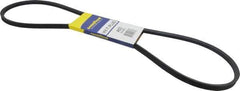 Continental ContiTech - Section A, 55" Outside Length, V-Belt - Wingprene Rubber-Impregnated Fabric, HY-T Matchmaker, No. A53 - Industrial Tool & Supply