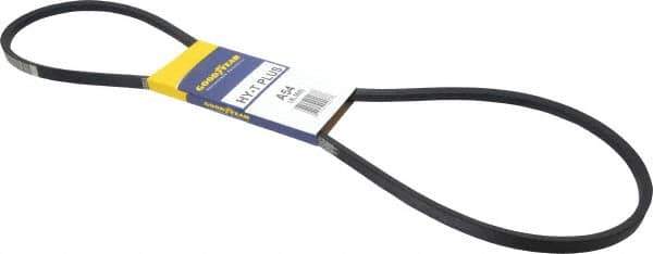 Continental ContiTech - Section A, 56" Outside Length, V-Belt - Wingprene Rubber-Impregnated Fabric, HY-T Matchmaker, No. A54 - Industrial Tool & Supply