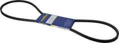 Continental ContiTech - Section A, 57" Outside Length, V-Belt - Wingprene Rubber-Impregnated Fabric, HY-T Matchmaker, No. A55 - Industrial Tool & Supply