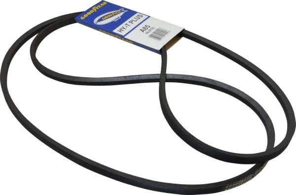 Continental ContiTech - Section A, 87" Outside Length, V-Belt - Wingprene Rubber-Impregnated Fabric, HY-T Matchmaker, No. A85 - Industrial Tool & Supply