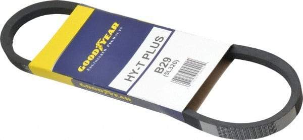 Continental ContiTech - Section B, 32" Outside Length, V-Belt - Wingprene Rubber-Impregnated Fabric, HY-T Matchmaker, No. B29 - Industrial Tool & Supply