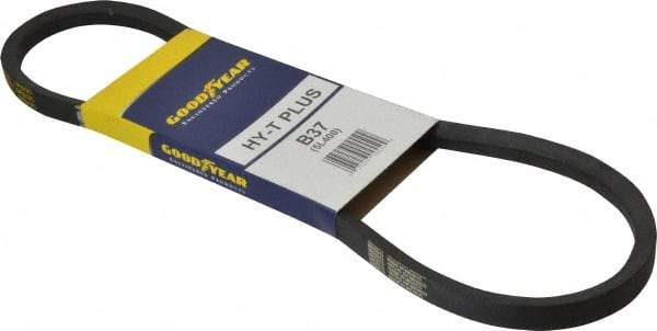 Continental ContiTech - Section B, 40" Outside Length, V-Belt - Wingprene Rubber-Impregnated Fabric, HY-T Matchmaker, No. B37 - Industrial Tool & Supply