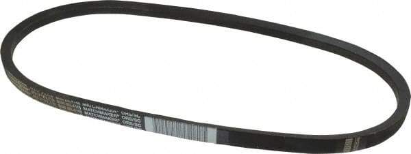 Continental ContiTech - Section B, 41" Outside Length, V-Belt - Wingprene Rubber-Impregnated Fabric, HY-T Matchmaker, No. B38 - Industrial Tool & Supply