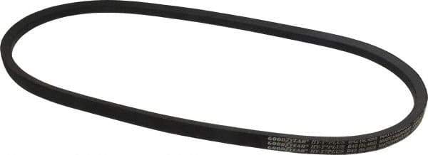Continental ContiTech - Section B, 45" Outside Length, V-Belt - Wingprene Rubber-Impregnated Fabric, HY-T Matchmaker, No. B42 - Industrial Tool & Supply