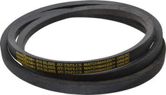 Continental ContiTech - Section B, 82" Outside Length, V-Belt - Wingprene Rubber-Impregnated Fabric, HY-T Matchmaker, No. B79 - Industrial Tool & Supply