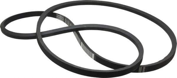 Continental ContiTech - Section B, 87" Outside Length, V-Belt - Wingprene Rubber-Impregnated Fabric, HY-T Matchmaker, No. B84 - Industrial Tool & Supply