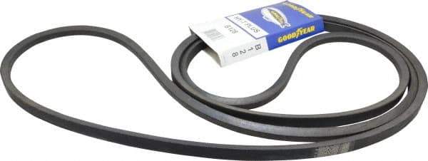 Continental ContiTech - Section B, 131" Outside Length, V-Belt - Wingprene Rubber-Impregnated Fabric, HY-T Matchmaker, No. B128 - Industrial Tool & Supply