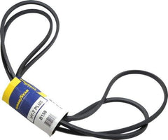 Continental ContiTech - Section B, 161" Outside Length, V-Belt - Wingprene Rubber-Impregnated Fabric, HY-T Matchmaker, No. B158 - Industrial Tool & Supply