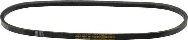 Continental ContiTech - Section 3L, 26" Outside Length, V-Belt - High Traction Rubber, Fractional HP, No. 3L260 - Industrial Tool & Supply