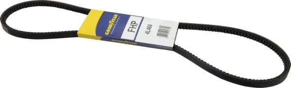 Continental ContiTech - Section 4L, 46" Outside Length, V-Belt - High Traction Rubber, Fractional HP, No. 4L460 - Industrial Tool & Supply