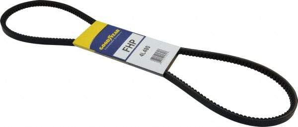 Continental ContiTech - Section 4L, 48" Outside Length, V-Belt - High Traction Rubber, Fractional HP, No. 4L480 - Industrial Tool & Supply