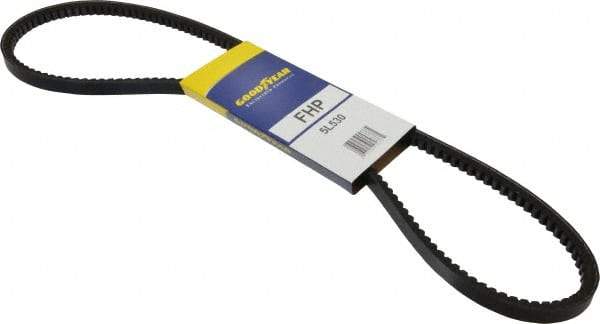 Continental ContiTech - Section 5L, 53" Outside Length, V-Belt - High Traction Rubber, Fractional HP, No. 5L530 - Industrial Tool & Supply