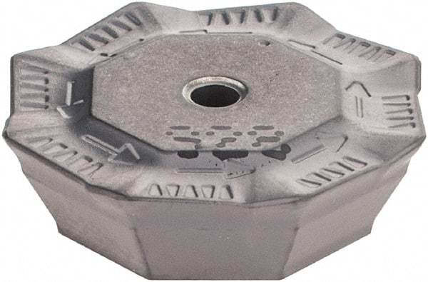 Iscar - OFMR0704 76 Grade IC928 Carbide Milling Insert - TiAlN Finish, 0.1791" Thick, 0.7008" Inscribed Circle, 0.6mm Corner Radius - Industrial Tool & Supply
