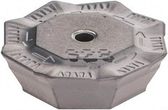 Iscar - OFMR0704 76 Grade IC928 Carbide Milling Insert - TiAlN Finish, 0.1791" Thick, 0.7008" Inscribed Circle, 0.6mm Corner Radius - Industrial Tool & Supply