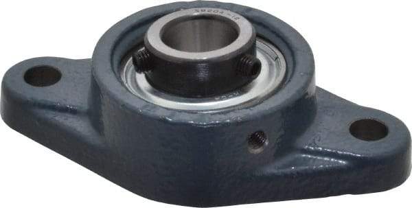 Value Collection - 4-13/32" OALBall Bearing Pillow Block - Cast Iron - Industrial Tool & Supply