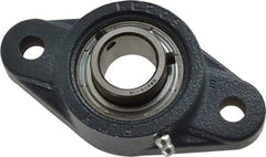Value Collection - 4-7/8" OALBall Bearing Pillow Block - Cast Iron - Industrial Tool & Supply