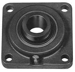 Value Collection - 5-5/8" OALBall Bearing Pillow Block - Cast Iron - Industrial Tool & Supply