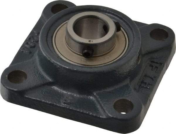 Value Collection - 3-3/8" OALBall Bearing Pillow Block - Cast Iron - Industrial Tool & Supply