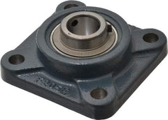 Value Collection - 3-3/4" OALBall Bearing Pillow Block - Cast Iron - Industrial Tool & Supply