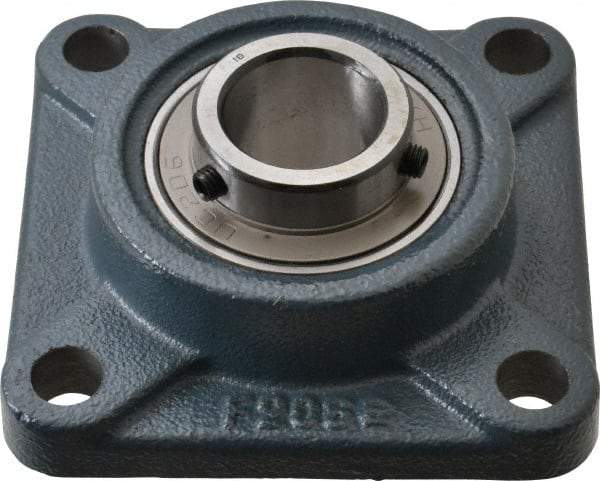 Value Collection - 4-1/4" OALBall Bearing Pillow Block - Cast Iron - Industrial Tool & Supply