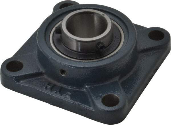 Value Collection - 4-1/4" OALBall Bearing Pillow Block - Cast Iron - Industrial Tool & Supply