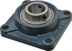 Value Collection - 4-5/8" OALBall Bearing Pillow Block - Cast Iron - Industrial Tool & Supply