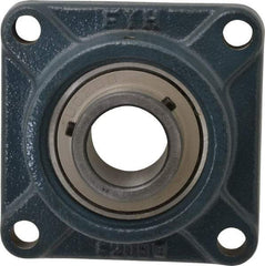 Value Collection - 5-1/8" OALBall Bearing Pillow Block - Cast Iron - Industrial Tool & Supply