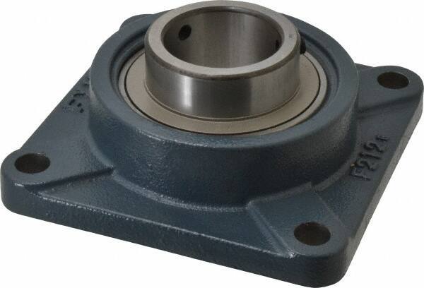 Value Collection - 6-7/8" OALBall Bearing Pillow Block - Cast Iron - Industrial Tool & Supply