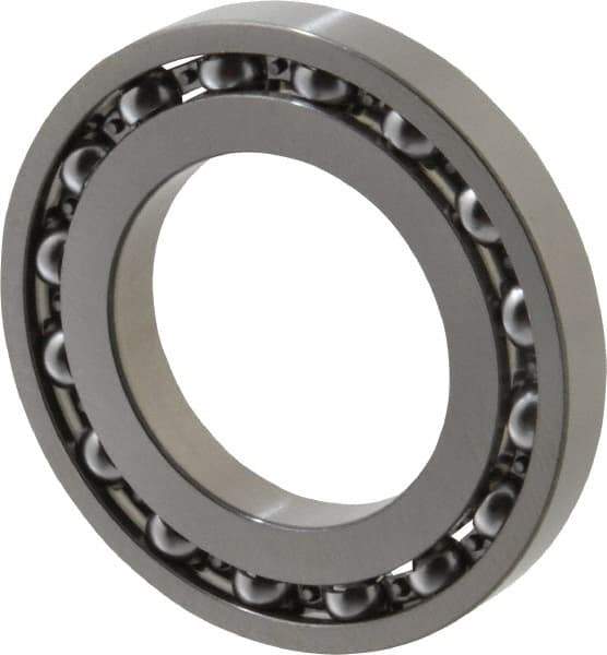 SKF - 40mm Bore Diam, 68mm OD, Open Deep Groove Radial Ball Bearing - 9mm Wide, 1 Row, Round Bore, 2,060 Lb Static Capacity, 2,990 Lb Dynamic Capacity - Industrial Tool & Supply