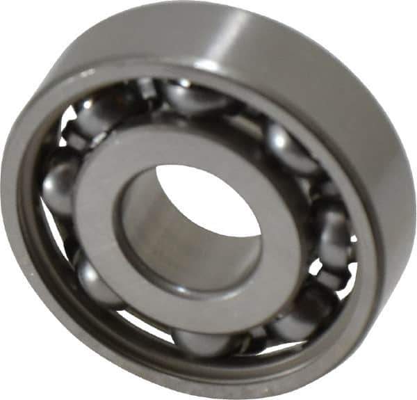 SKF - 10mm Bore Diam, 28mm OD, Open Deep Groove Radial Ball Bearing - 8mm Wide, 1 Row, Round Bore, 441 Lb Static Capacity, 1,040 Lb Dynamic Capacity - Industrial Tool & Supply