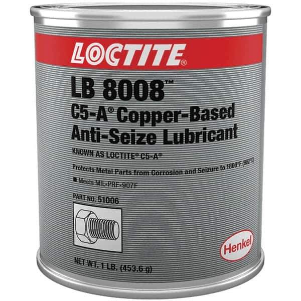 Loctite - 1 Lb Can Anti-Seize Lubricant - Copper, 1,800°F - Industrial Tool & Supply