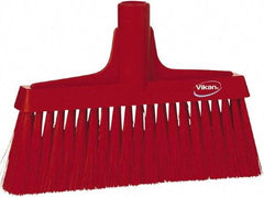 Vikan - 6-3/4" OAL Polyester Bristle Lobby Broom - 3" Bristle Length, 9-1/2" Wide - Industrial Tool & Supply