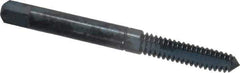 Balax - 4 Flutes, 0.7900 Inch Thread Length, 1/4-20 UNC, Nitride Oxide Coating, High Speed Steel, Cleanout Tap - 2-1/2 Inch Overall Length, 5/16 Inch Square Length, 0.191 Inch Square Size, 0.255 Inch Shank Diameter, Modified Bottoming - Exact Industrial Supply