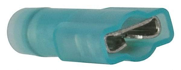 3M - 16 to 14 AWG, Nylon, Fully Insulated, Female Wire Disconnect - 1/4 Inch Wide Tab, Blue, RoHS 2011/65/EU Compliant - Industrial Tool & Supply