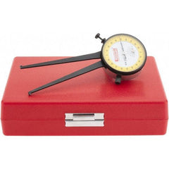 SPI - 3/8 to 1-3/8" Inside Dial Caliper Gage - 0.001" Graduation, 0.038mm Accuracy, 3-1/4" Leg Length, Ball Contact Points - Industrial Tool & Supply
