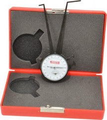 SPI - 1-7/8 to 2-7/8" Inside Dial Caliper Gage - 0.001" Graduation, 0.038mm Accuracy, 3-1/4" Leg Length, Ball Contact Points - Industrial Tool & Supply