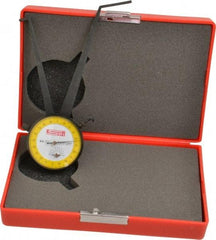 SPI - 2-7/8 to 3-7/8" Inside Dial Caliper Gage - 0.001" Graduation, 0.038mm Accuracy, 3-1/4" Leg Length, Ball Contact Points - Industrial Tool & Supply
