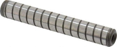 Holo-Krome - 3/8" Diam x 2-1/2" Pin Length 4000 Alloy Steel Pull Out Dowel Pin - Black Luster Finish, C 47-58 & C 60 (Surface) Hardness, 1 Beveled & 1 Threaded End - Industrial Tool & Supply