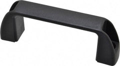 80/20 Inc. - 4.41" Long x 0.83" Wide x 1.42" High, Plastic Door Handle - Plastic, 3.678" Center to Center - Industrial Tool & Supply