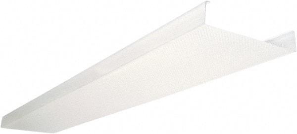 Lithonia Lighting - 8" Wide x 2" High, Clear Lens, Acrylic Fixture Diffuser - Clear (Color) - Industrial Tool & Supply