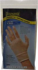 OccuNomix - Size M, Nylon and Spandex Hand Support - Knuckle Size 4 Inch, Left or Right, Navy Blue - Industrial Tool & Supply