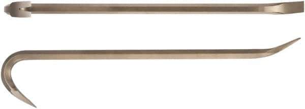 Ampco - 18" OAL Nonsparking Pry Bar - 1-1/8" Wide - Industrial Tool & Supply