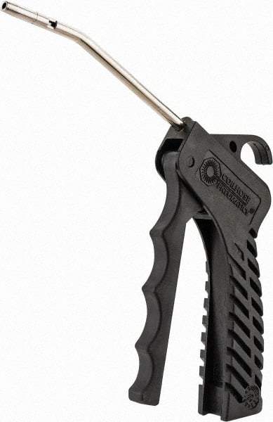 Coilhose Pneumatics - 150 Max psi Bent Fixed Safety Extension Tube Pistol Grip Blow Gun - 1/4 NPT, 5" Tube Length, ABS Resin - Industrial Tool & Supply