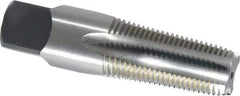 Kennametal - 3/8-18 NPT Thread, 4 Flute Standard Pipe Tap - 2-9/16" OAL, 1-1/16" Thread Length, 0.7" Shank Diam, Bright Finish, High Speed Steel - Exact Industrial Supply