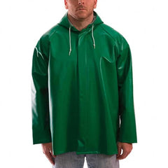 Tingley - Size 3XL Green Chemical, Waterproof & Flame Resistant/Retardant Jacket - Industrial Tool & Supply